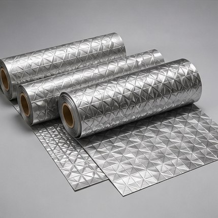 Output from Roll To Roll Embossing Machine